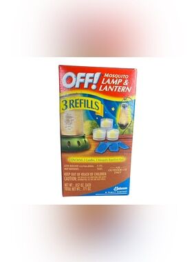 OFF! Mosquito Lamp & Lantern 3 Refills Candles & Repellent Pads Discontinued New